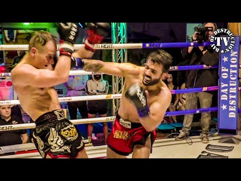Kickboxing brawl at Day of Destruction 16 - Gas vs Mohageri