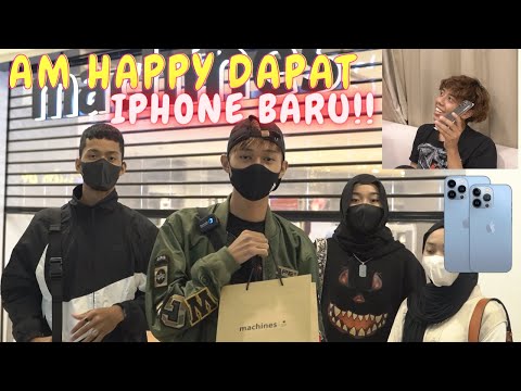 AM HAPPY DAPAT IPHONE BARU !! - RAHIM & LISA TEAH BELANJA !