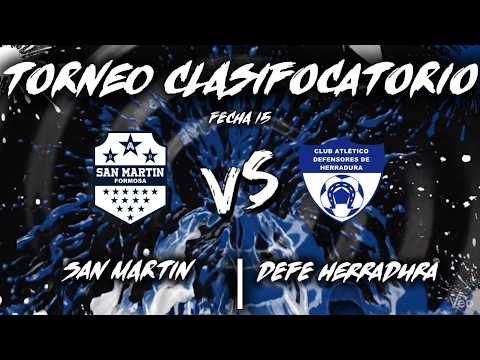 SAN MARTIN vs  vs DEFENSORES DE HERRADURA - LFF A - Fecha 15