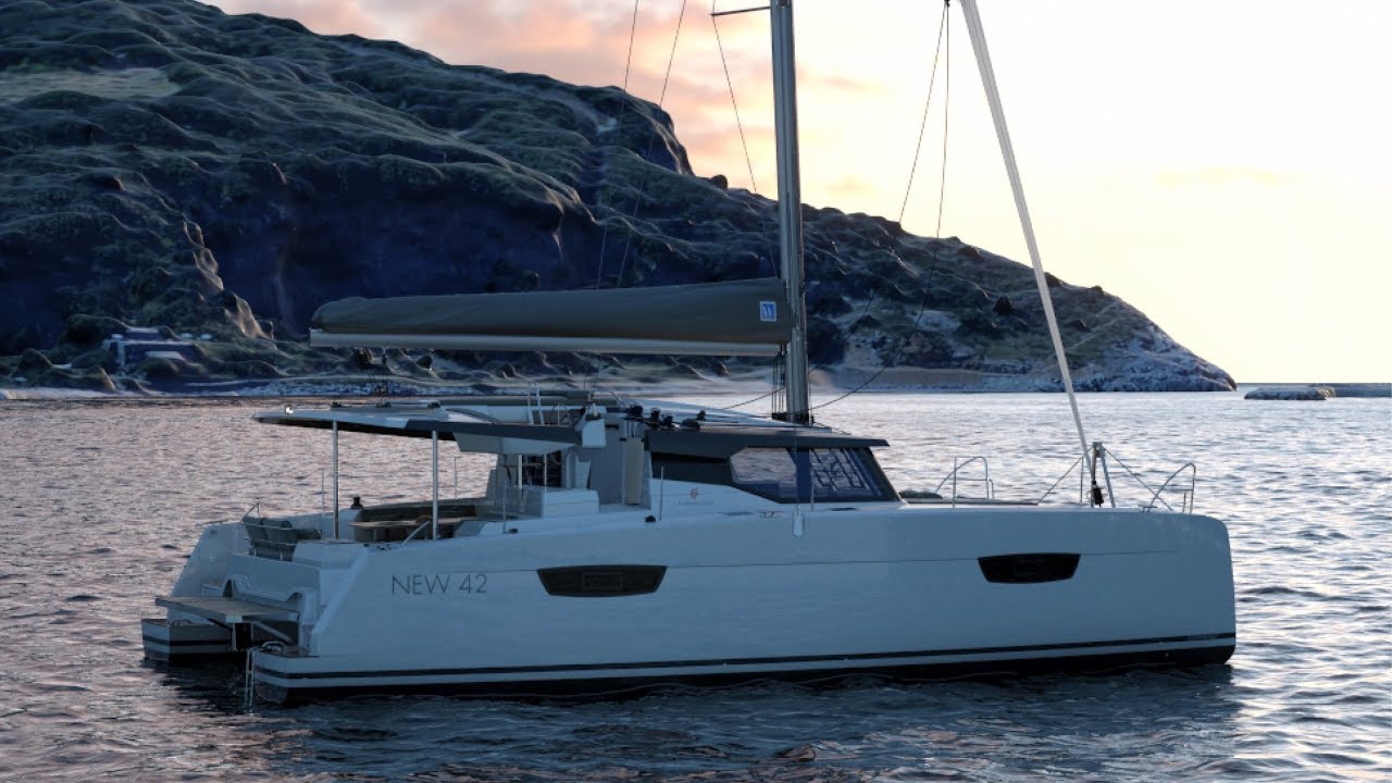 Astréa 42 - Fountaine Pajot Sailing Catamarans (3D video)