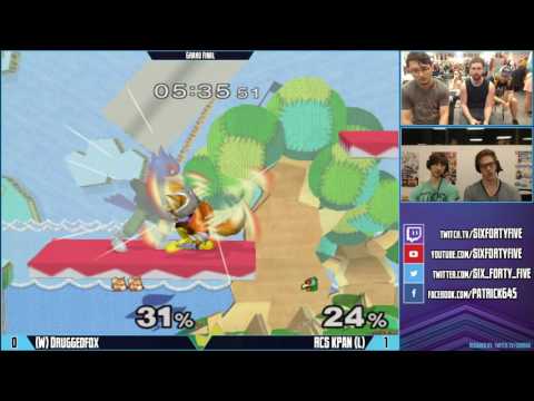 GB Sep 17, 2016 - SSBM Singles - Grand Final - Druggedfox vs RCS KPAN