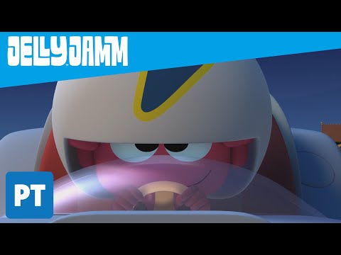Jelly Jamm Português. Dia de Corrida! (T2 - EP55). Desenhos animados em português completos.
