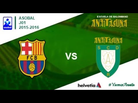 ASOBAL - LIGA - J01 - Barcelona vs Helvetia Anaitasuna (2015-2016)