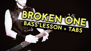 Trivium - Broken One Tapping Intro (Bass Lesson w/ tabs on screen)