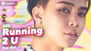 NCT 127 (엔시티 127) - &#39;Running 2 U&#39; // Line Distribution + Lyrics