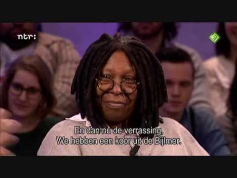 Whoopi Goldberg - live improvisation of Oh Happy Day 2013