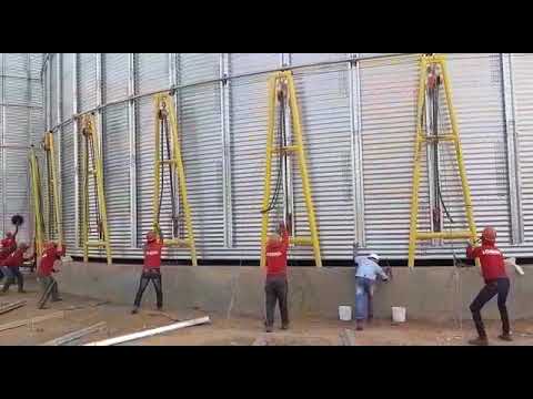 Montadora lócmil, Silos e secadores