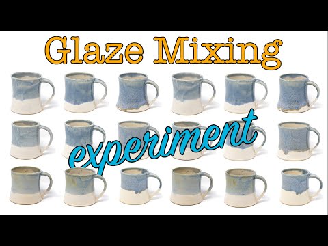 Glaze Mixing Experiment with Specific Gravity