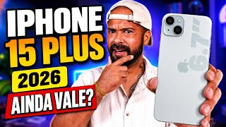 VALE a pena COMPRAR o IPHONE 15 PLUS em 2026? Opinião do USUÁRIO!
