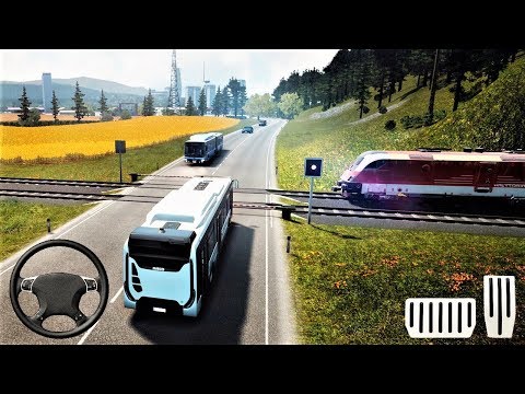 Public Coach Bus Driving Sim : New Bus Games 2020 / Android & iOS Gameplay - HD