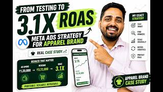 How We Scaled an Apparel Brand to 3.1X ROAS with Meta Ads (Case Study)