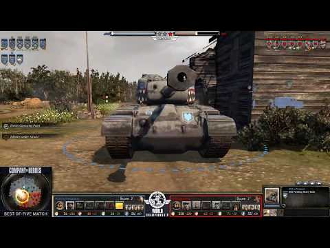 CoH2 World Champs Round of 16  - HelpingHans vs. Noggano Game 5 of 5 - Incredible series!!