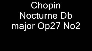 Chopin Nocturne Db major Op27 No2 on Steinway in "Chromatic Tuning" 432Hz