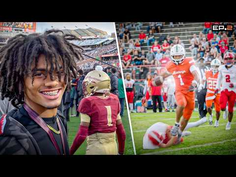 Best 15-Year Old In Universe Visits FSU & Battles #1 Team! Brysen Wright Ep 2