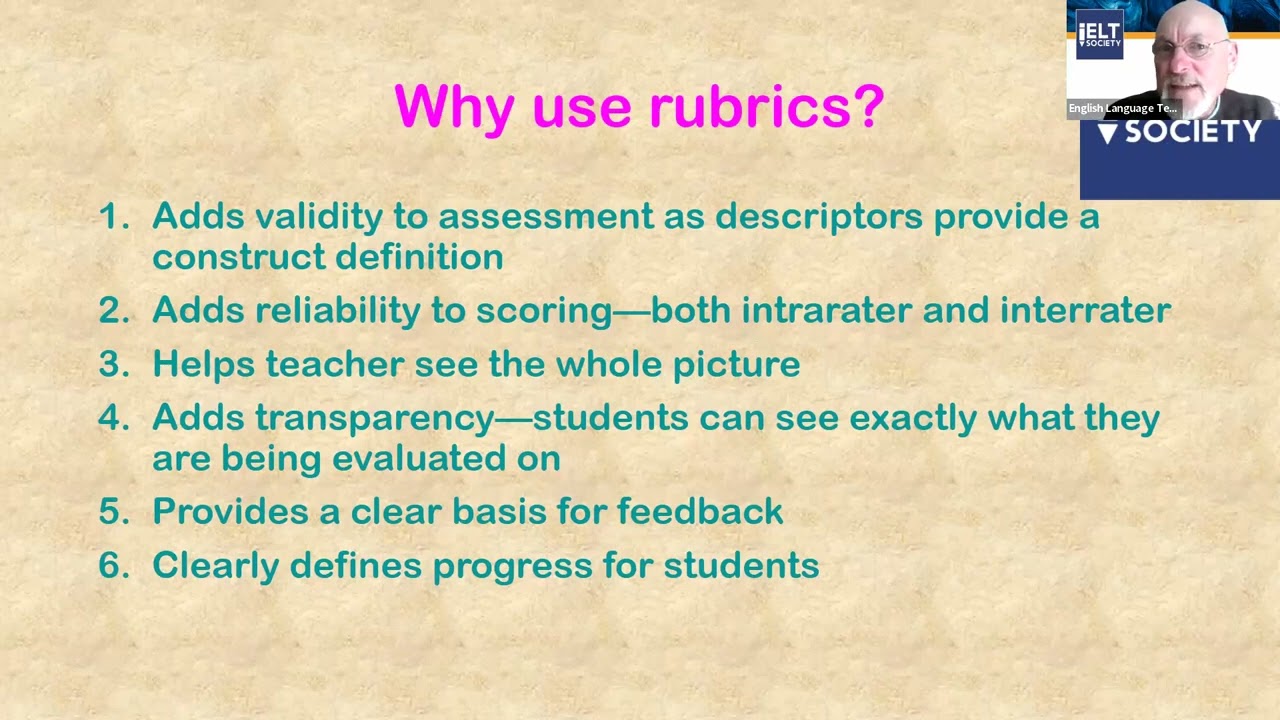 Webinar - Rubric Design