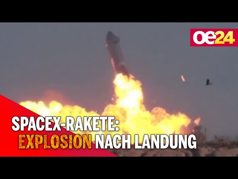 SpaceX-Rakete: Explosion nach Landung