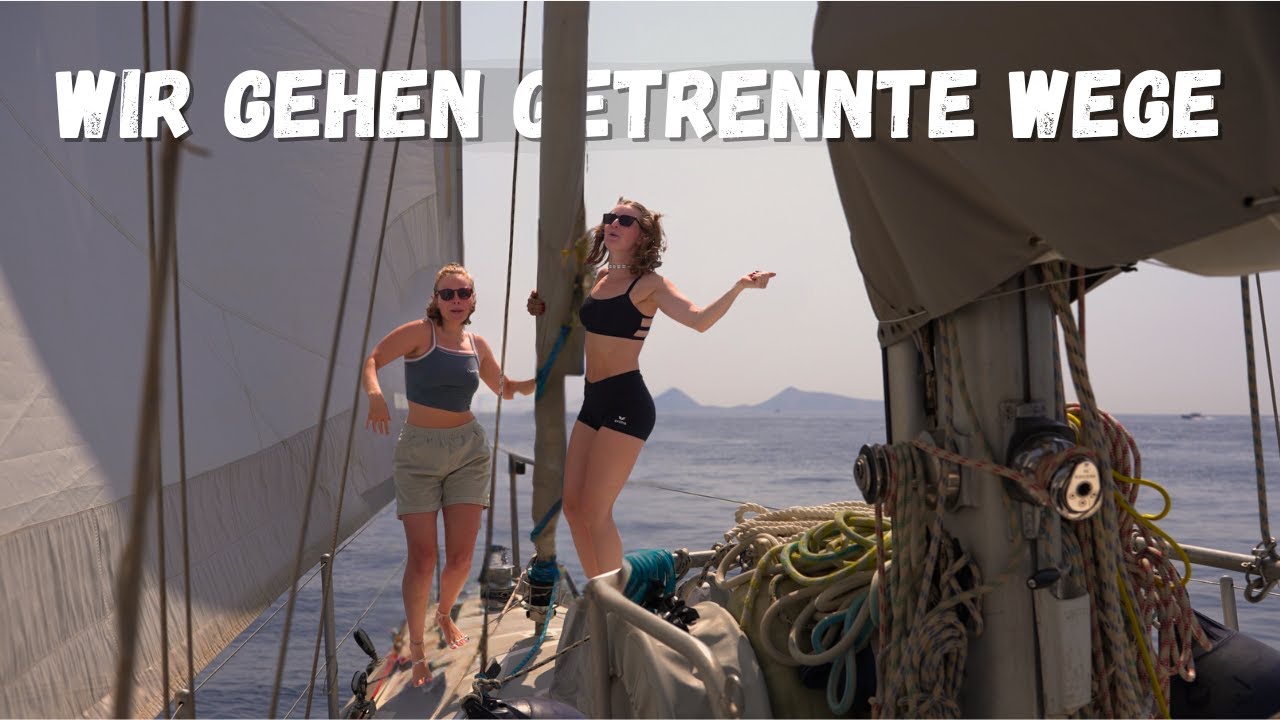 GIRLS' TRIP! Leonie alone on board.