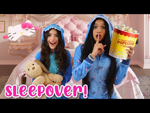 SLEEPOVER WITH MY SISTER GONE WRONG!
