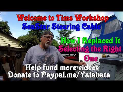 Seastar Rack Steering Cable Replacement