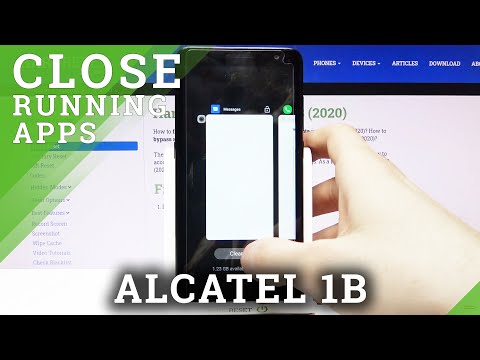 How to Turn Off Running Apps in ALCATEL 1B – Close Background Actions