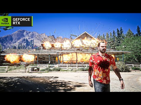 GTA 5 Enhanced Edition Next-Gen Ultra Realistic Graphics Mod Walkthrough Gameplay Part 14 4K 60FPS