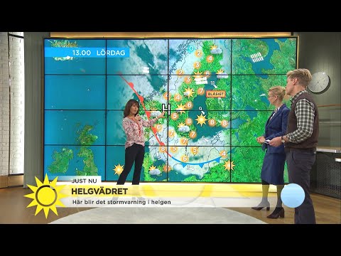 Så blir helgvädret: "Solen kommer – och man är ju svältfödd på sol!" - Nyhetsmorgon (TV4)