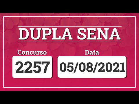 Capa de DUPLA SENA 2257