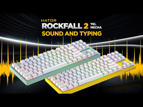 Клавиатура Hator Rockfall 2 Mecha TKL Orange White (HTK-521)