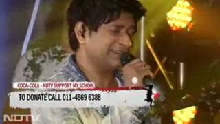 KK singing "Tu Aashiqui Hai"  for NDTV Support My School telethon