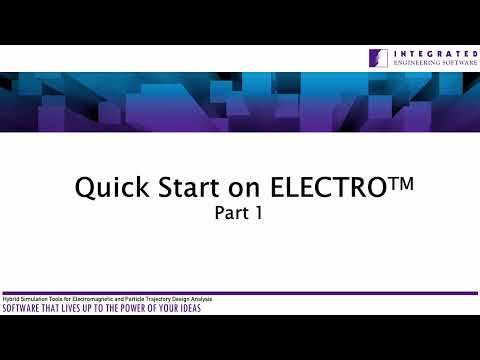 ELECTRO Quick Start Part 1