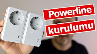 Evdeki interneti elektrik hattından taşıdım | Powerline kurulumu yaptım!