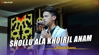 Download lagu SHOLLU'ALA KHOIRIL ANAM - Adzando Davema ( Live music ) mp3