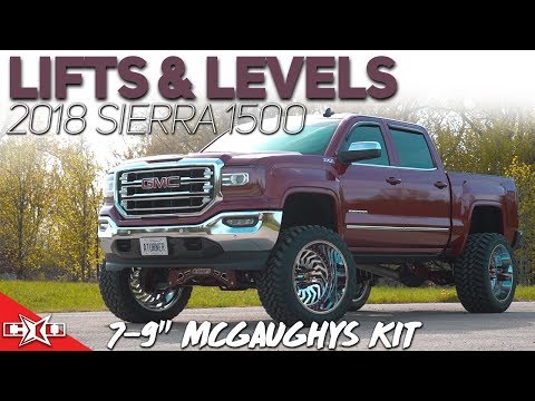 Lifts & Levels: 7-9” McGaughys Lift Kit for 2014-18 Sierra 1500