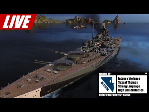 Tirpitz, Ranked with Ship Request! - World of Warships | [Stream] [German] [60fps]