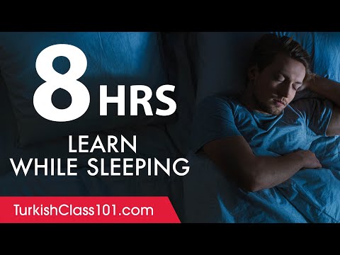 Learn Turkish While Sleeping 8 Hours - Learn ALL Basic Vocabulary