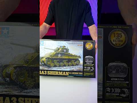 Unboxing the Tamiya Sherman RC tank kit! Have you built one of these yet?#tamiya #sherman
