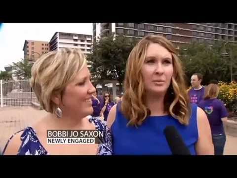 Kara and Bobbi Jo's Flash Mob Proposal in Louisville