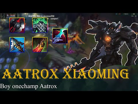 XIAOMING BOY ONE CHAMP AATROX THỂ HIỆN KỸ NĂNG ĐI ĐƯỜNG ÁP ĐẢO VỚI JAX | LOL MONTAGE REPLAYS