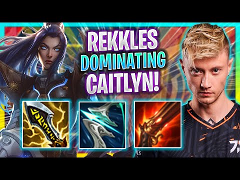 REKKLES DOMINATING WITH CAITLYN! | FNC Rekkles Plays Caitlyn ADC vs Ashe! | Preseason 2023