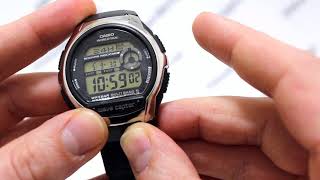 Часы Casio WAVE CEPTOR WV-M60B-3A - Инструкция, как настроить от PresidentWatches.Ru