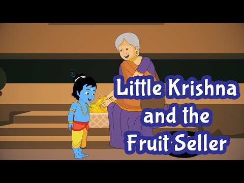 कृष्ण और फल विक्रेता की कहानी (अंग्रेजी में) | भारतीय पौराणिक कथाएँ | कंकड़ की कहानियाँ