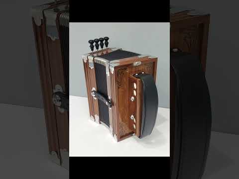 Black Walnut, Key of C #vincentaccordions #accordionbuilding #handmadeinstruments