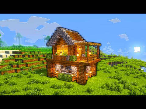 kleines Minecraft Haus bauen Tutorial 1.20 - Starter Haus bauen in Minecraft Survival Tutorial