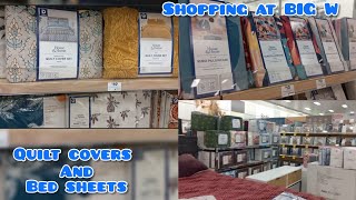 Shopping at BIG W |Quilt covers and bed sheets shopping at BIG W| BIG W Australia