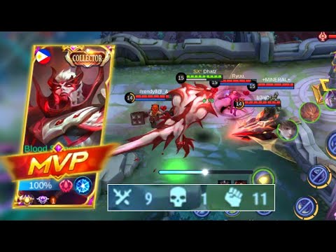 SUPER AGGRESSIVE DIVING AGAINST META ENEMY | YU ZHONG EMBLEM SET 2022 - MLBB