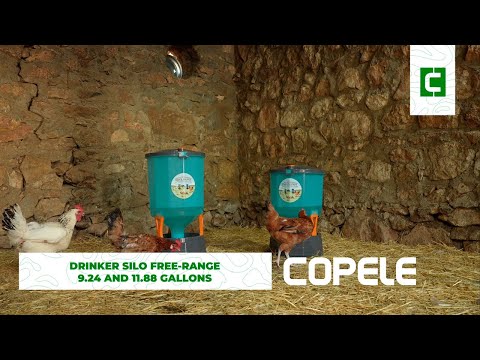 Slide 3 - Copele Free Range Drinker Silo, 45L (video)