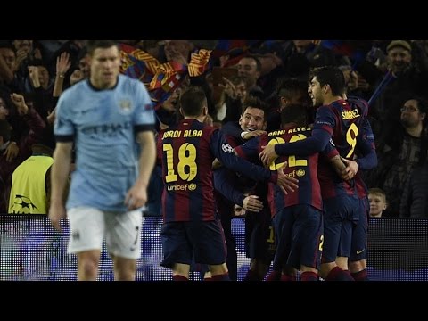 Gol de Rakitic BARCELONA 1 -0 MANCHESTER CITY