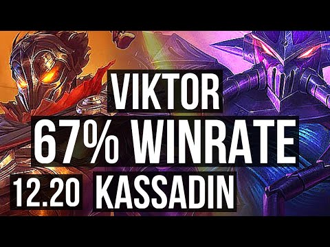 VIKTOR vs KASSADIN (MID) | 67% winrate, 6/1/3, Dominating | KR Grandmaster | 12.20