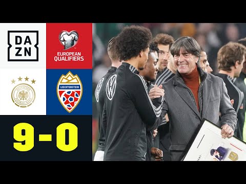 Torfestival bei Löw-Abschied: Deutschland - Liechtenstein 9:0 | UEFA European Qualifiers | DAZN