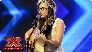 Abi Alton sings original song - Arena Auditions Week 2 -- The X Factor 2013